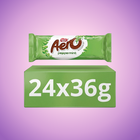 Aero Peppermint Chocolate Bars 864g — purple and pink product photo