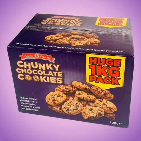 House Of Lancaster Chunky Chocolate Cookies 1kg — purple and pink product photo