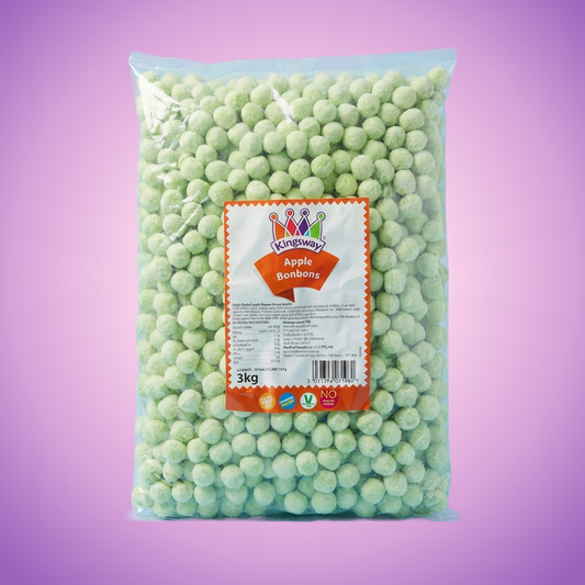 Kingsway Apple Bon Bons 3kg Pick & Mix Bulk Sweets — purple and pink product photo