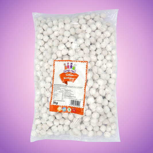 Kingsway Toffee Bon Bon 3kg Pick & Mix Bulk Sweets — purple and pink product photo