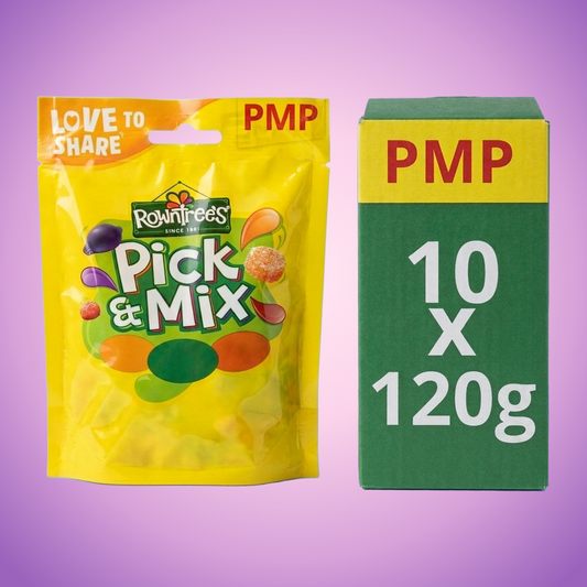 Rowntrees Pick N Mix Vegan Friendly 1200g — purple and pink product photo