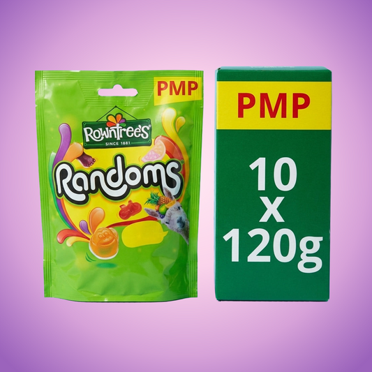 Rowntrees Randoms 1200g — purple and pink product photo