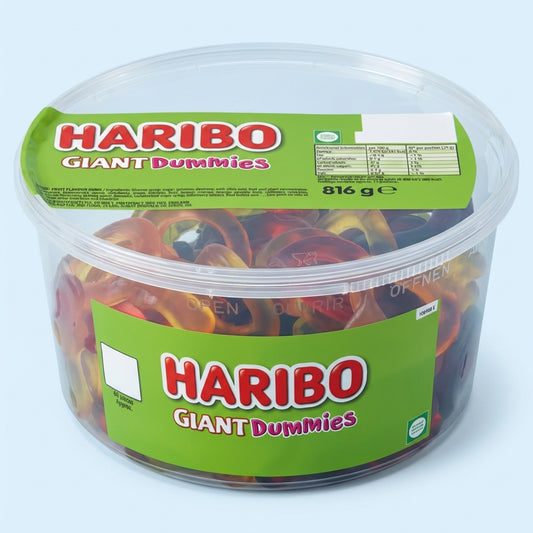 Haribo Giant Dummies Tub 816g
