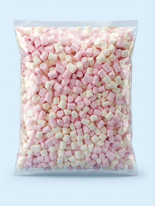 Aladdins Pink & White Mini Mallows 1kg