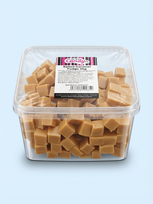 The Real Candy Co Salted Caramel Fudge Tub 2kg