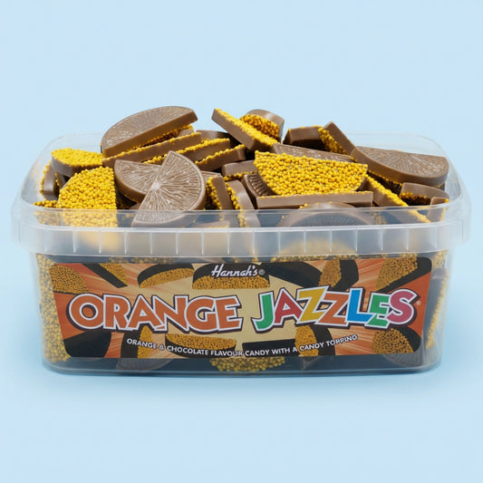 Hannahs Orange Jazzles Tub 600g