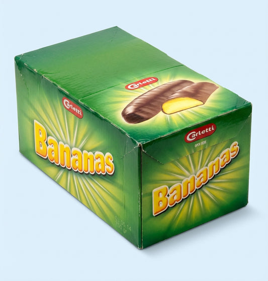 Carletti Chocolate Covered Bananas 750g