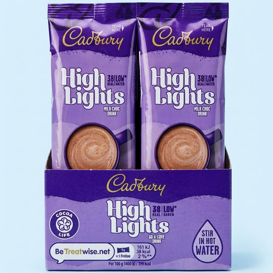 Cadburys High Lights Milk Chocolate Drink 30 x 11g Sachets
