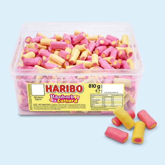 Haribo Rhubarb & Custard Tub 810g