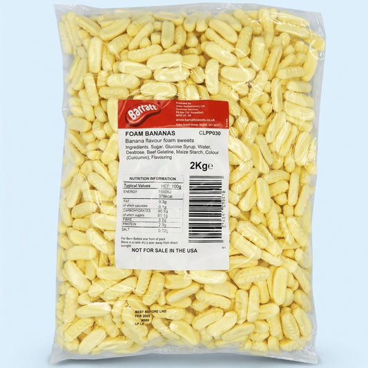 Barratt Foam Bananas Bag 2kg