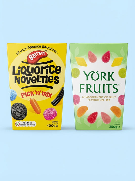 Barratt Liquorice Novelties and York Fruits Bundle