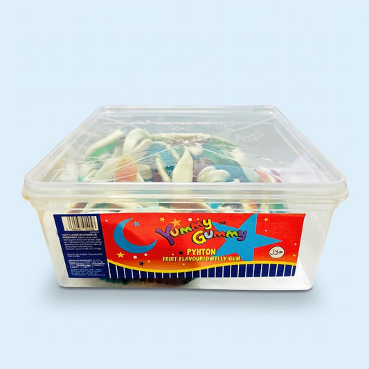 Yummy Gummy Pythons Tub 1kg