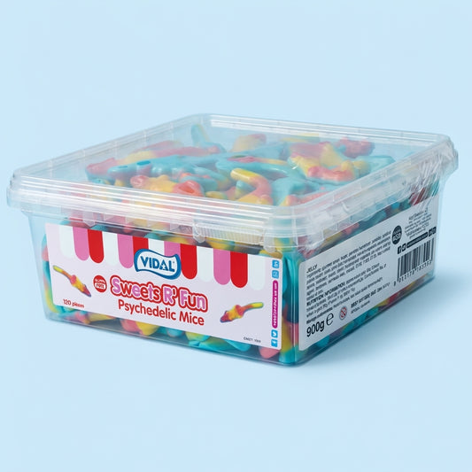 Vidal Psycho Mice Tub 120 Pieces 780g
