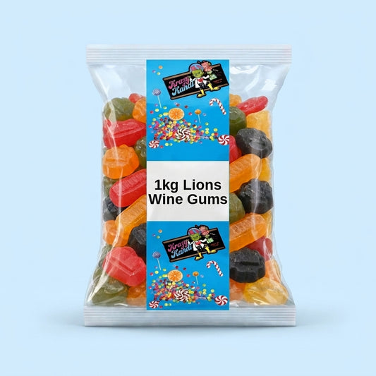 Krazy Kandi Wine Gums 1kg - Krazy Kandi Sweet Shop, Bootle Liverpool