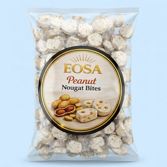 Krazy Kandi Peanut Nougat Bites Individually Wrapped 1kg