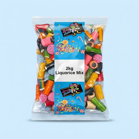 Krazy Kandi Liquorice Mix 2kg - Krazy Kandi Sweet Shop, Bootle Liverpool