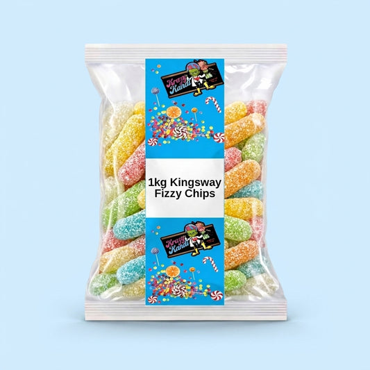 Krazy Kandi Fizzy Chips 1kg - Krazy Kandi Sweet Shop, Bootle Liverpool