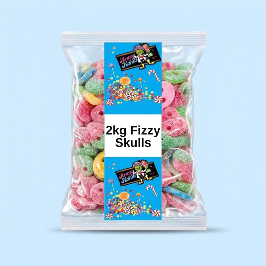Krazy Kandi Fizzy Skulls 2kg - Krazy Kandi Sweet Shop, Bootle Liverpool