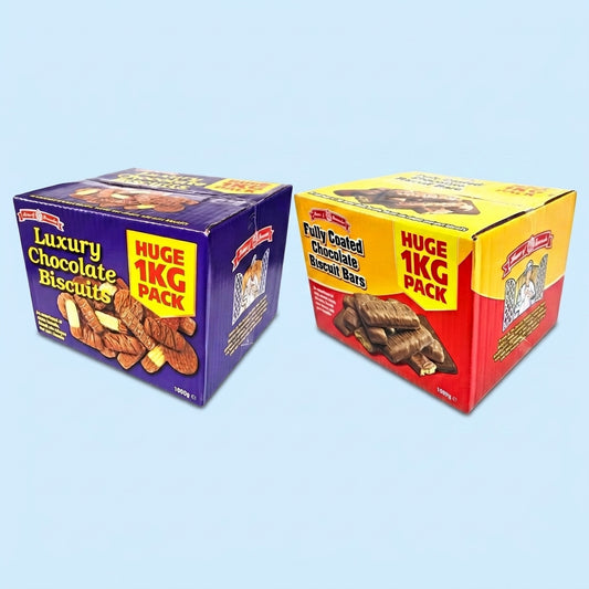 House Of Lancaster Luxury Broken Chocolate Biscuits & Chocolate Coated Biscuits Broken 2kg bulk bag front view