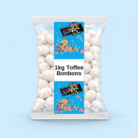 Krazy Kandi Toffee Bonbons 1kg - Krazy Kandi Sweet Shop, Bootle Liverpool