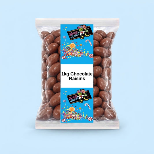 Krazy Kandi Chocolate Raisins 1kg - Krazy Kandi Sweet Shop, Bootle Liverpool