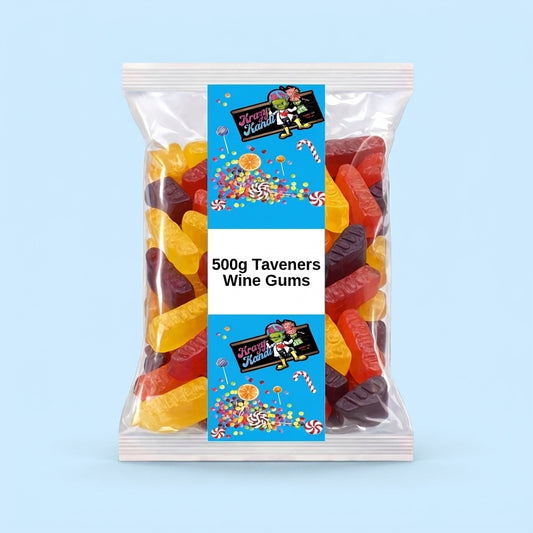 Krazy Kandi Wine Gums 500g - Krazy Kandi Sweet Shop, Bootle Liverpool