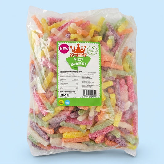 Krazy Kandi Fizzy Meerkats 3kg - Krazy Kandi Sweet Shop, Bootle Liverpool