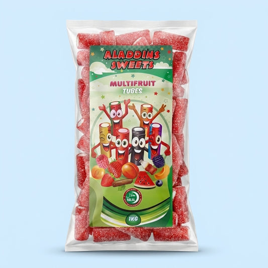 Krazy Kandi Aladdins Sour Strawberry Liquorice Bites 1kg
