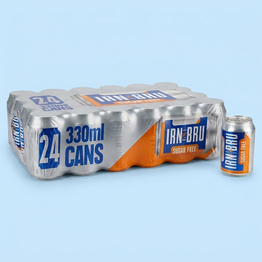 IRN-BRU 24 x 330ml Sugar Free Cans 1kg