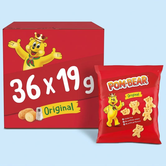 Pom-Bears Ready Salted Original Potato Snacks 684g