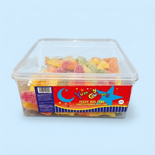Krazy Kandi Yummy Gummy Fizzy Big Fish 1kg - Krazy Kandi Sweet Shop, Bootle Liverpool