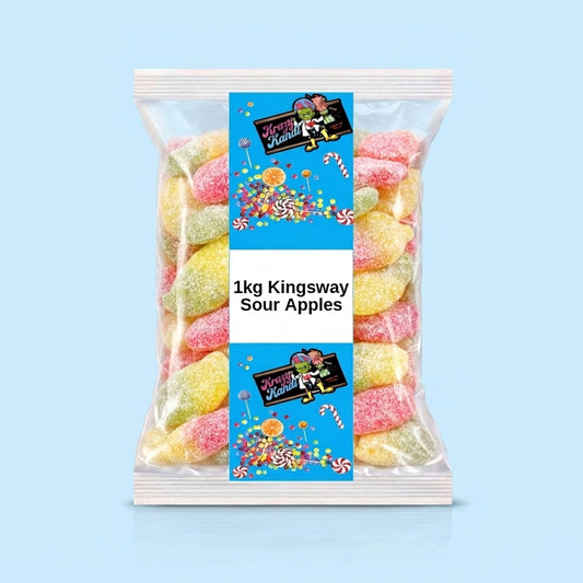 Krazy Kandi Sour Apples 1kg - Krazy Kandi Sweet Shop, Bootle Liverpool