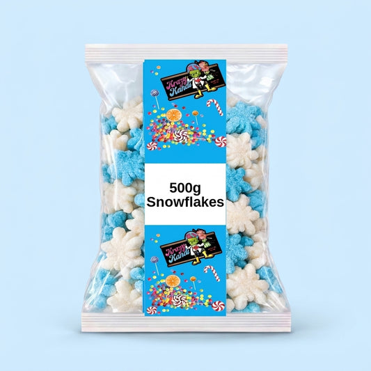 Krazy Kandi Snowflakes 500g - Krazy Kandi Sweet Shop, Bootle Liverpool
