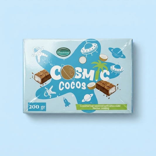 Sweetworld Cosmic Cocos Coconut Bar Covered with Chocolate Flavoured Coating 200g