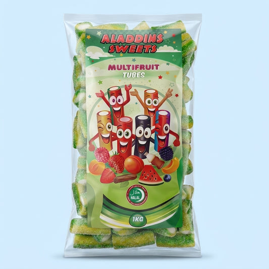 Krazy Kandi Aladdins Sour Apple Liquorice Bites 1kg