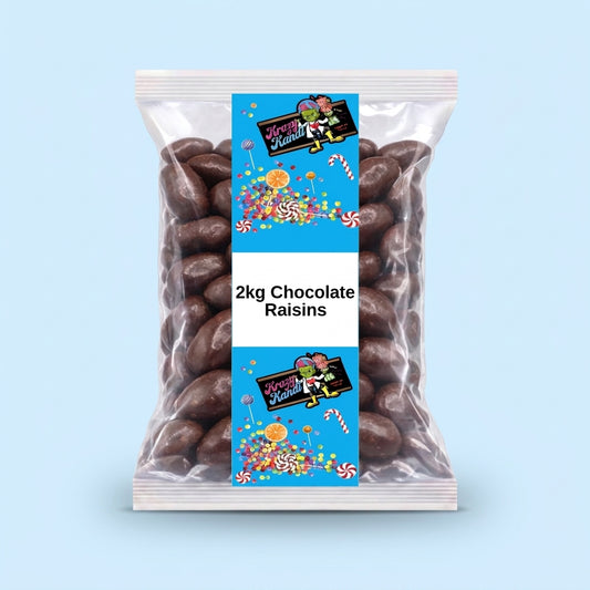 Krazy Kandi Chocolate Raisins 2kg - Krazy Kandi Sweet Shop, Bootle Liverpool