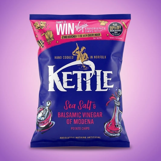 Kettle Sea Salt & Balsamic Vinegar of Modena Potato Chips 54 x 40g