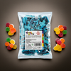 Yummy Gummy Fizzy Blue Slices 1kg traditional sweet shop display