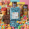 Yummy Gummy Fizzy Blue Slices 1kg sweet display position 6