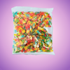 Aladdins Little Worms 1kg Pick & Mix Bulk Sweets — purple and pink product photo