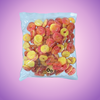 Aladdins Peach Rings 1kg Pick & Mix Bulk Sweets — purple and pink product photo
