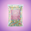 Cander ABC Letters 2.5kg Pick & Mix Bulk Sweets — purple and pink product photo