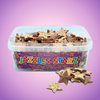 Hannahs Jazzles Starz Tub 600g Pick & Mix Bulk Sweets — purple and pink product photo