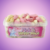 Hannahs Pink and White Mice Tub 600g Pick & Mix Bulk Sweets — purple and pink product photo