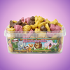 Hannahs Zoo Animals Tub 600g Pick & Mix Bulk Sweets — purple and pink product photo