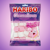Haribo Chamallow Pink & White Marshmallow 1680g — purple and pink product photo