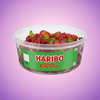 Haribo Happy Cherry Tub 780g Pick & Mix Bulk Sweets — purple and pink product photo