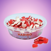 Haribo Heart Throb Tub 480g Pick & Mix Bulk Sweets — purple and pink product photo