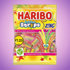 Haribo Rainbow Strips Zing Share Size Bags 1560g — purple and pink product photo