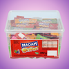 Haribo Stripes Tub 840g Pick & Mix Bulk Sweets — purple and pink product photo